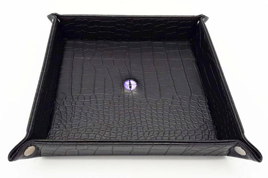 Old School Dice: Dragon Eye Dice Rolling Tray - Black - Gamescape