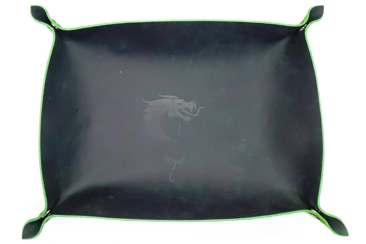 Old School Dice: Ultimate Dice Rolling Tray - Green - Gamescape