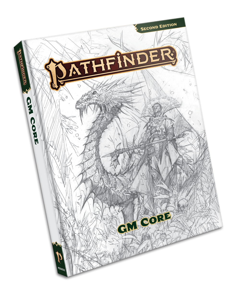 Pathfinder: GM Core Sketch Cover (Second Edition) - Gamescape