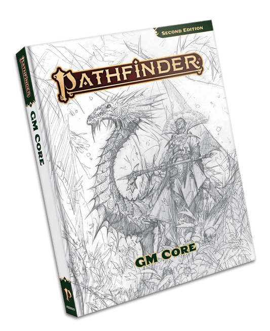 Pathfinder: GM Core Sketch Cover (Second Edition) - Gamescape