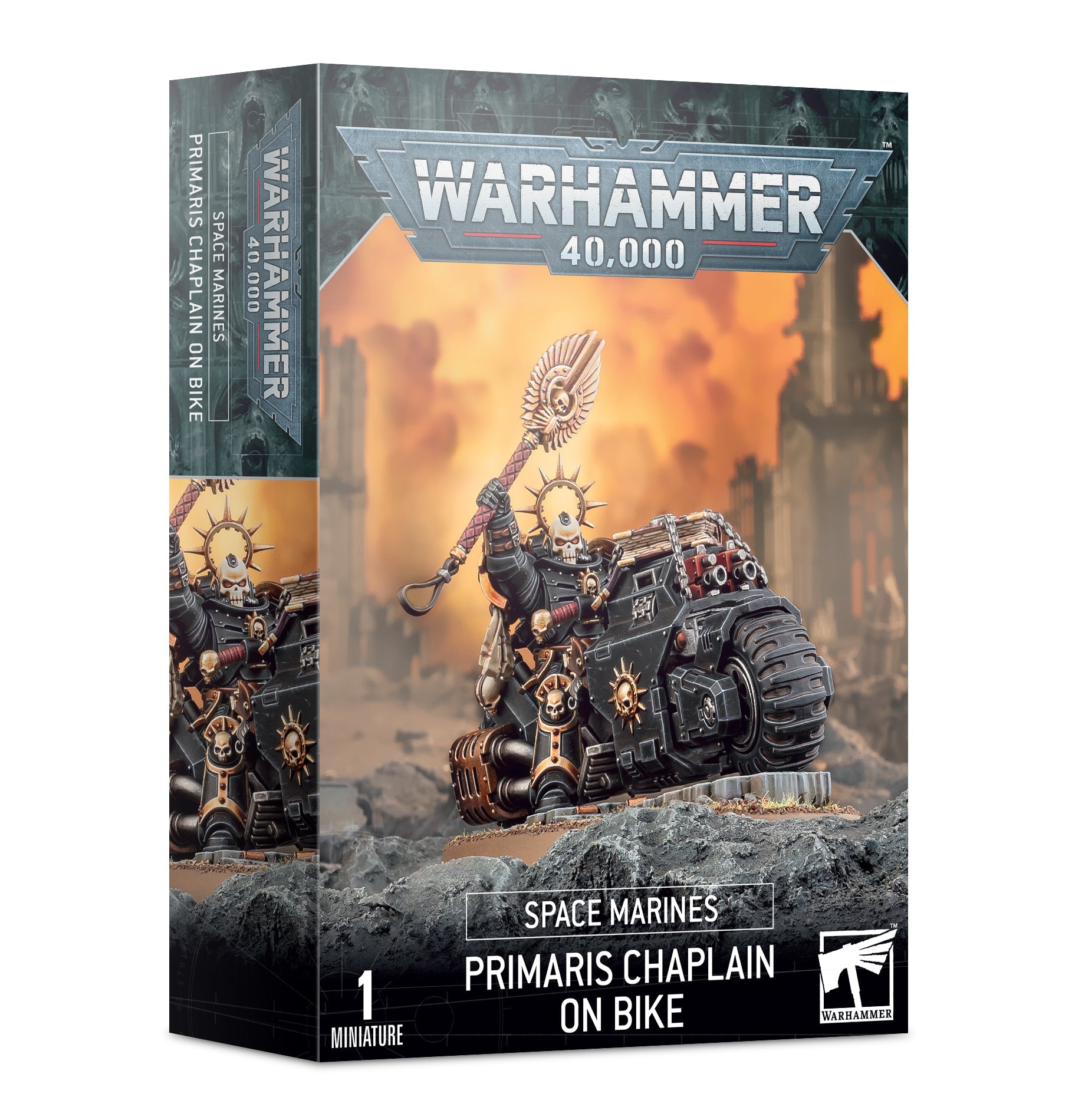 Space Marines: Primaris Chaplain on Bike - Gamescape