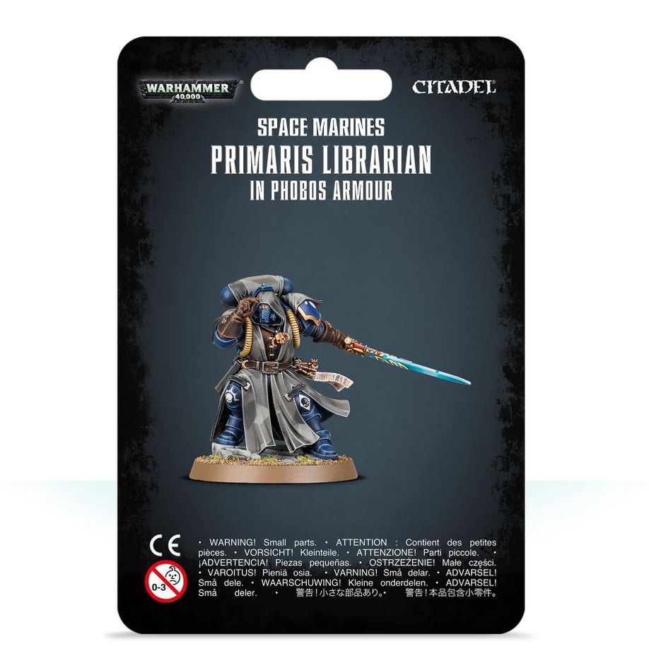 Space Marines: Primaris Librarian in Phobos Armour - Gamescape