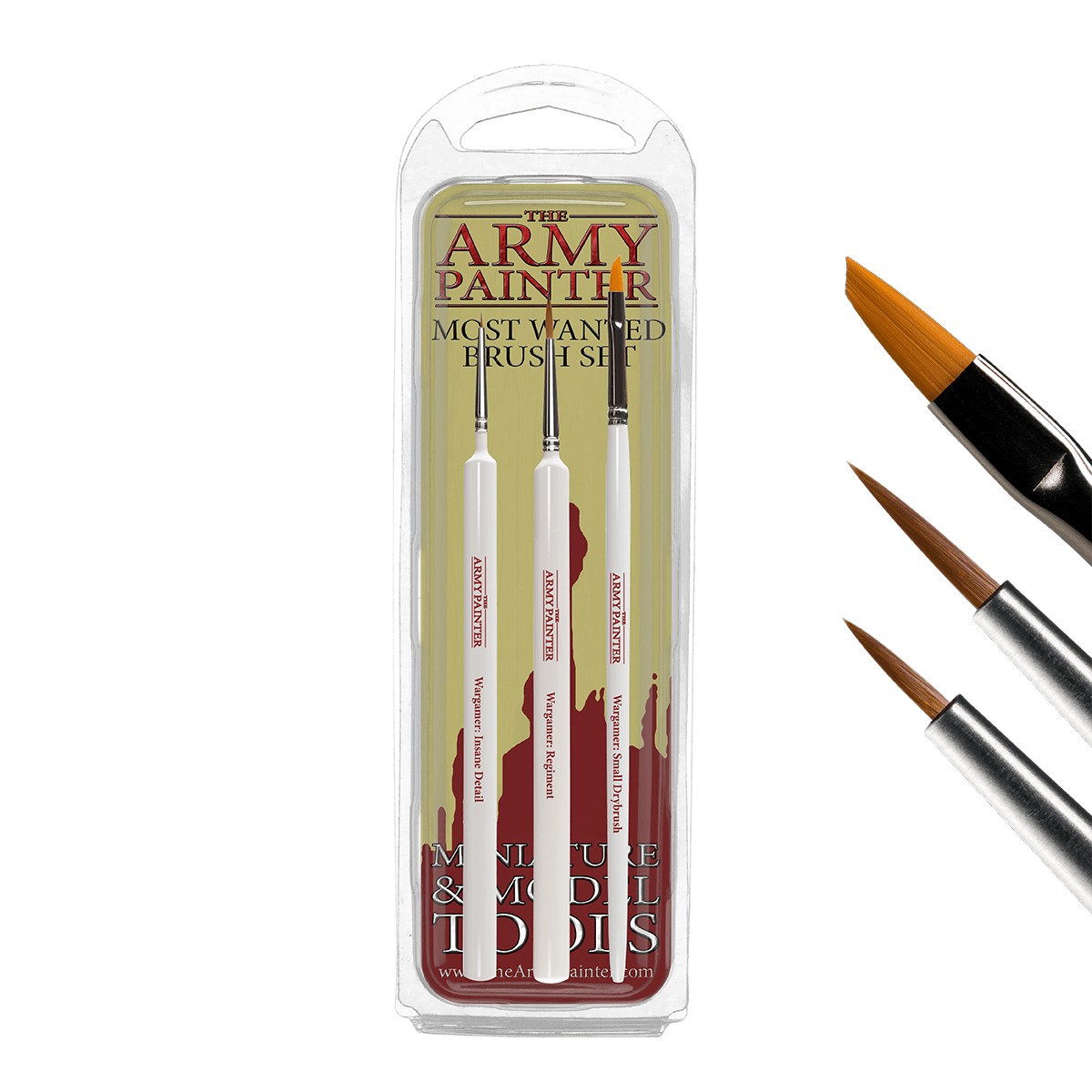 The Army Painter: Wargamer Brush - Most Wanted Brush Set - Gamescape