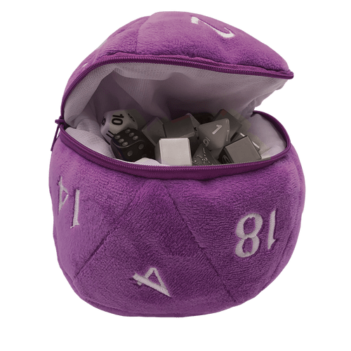 Ultra Pro: D20 Plush Dice Bag Purple - Gamescape