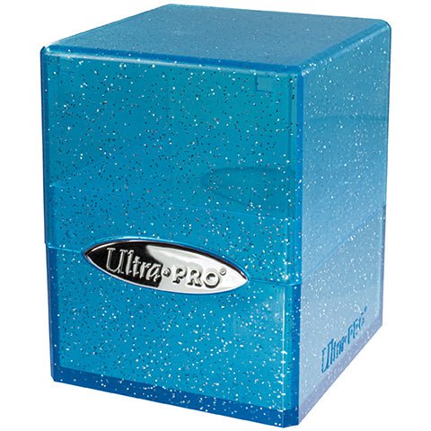 Ultra Pro Deck Box: Satin Cube Glitter Blue - Gamescape