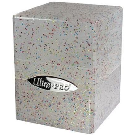 Ultra Pro Deck Box: Satin Cube Glitter Clear - Gamescape