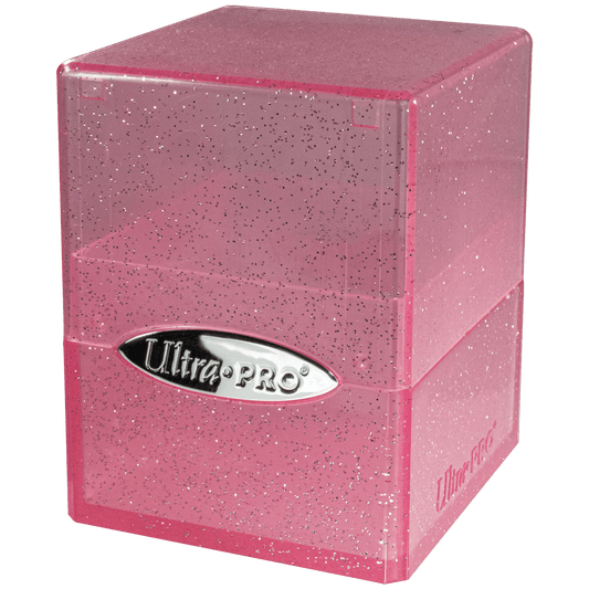 Ultra Pro: Deck Box - Satin Cube Glitter Pink - Gamescape