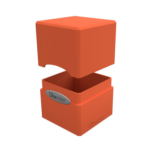 Ultra Pro Deck Box: Satin Cube Pumpkin Orange - Gamescape