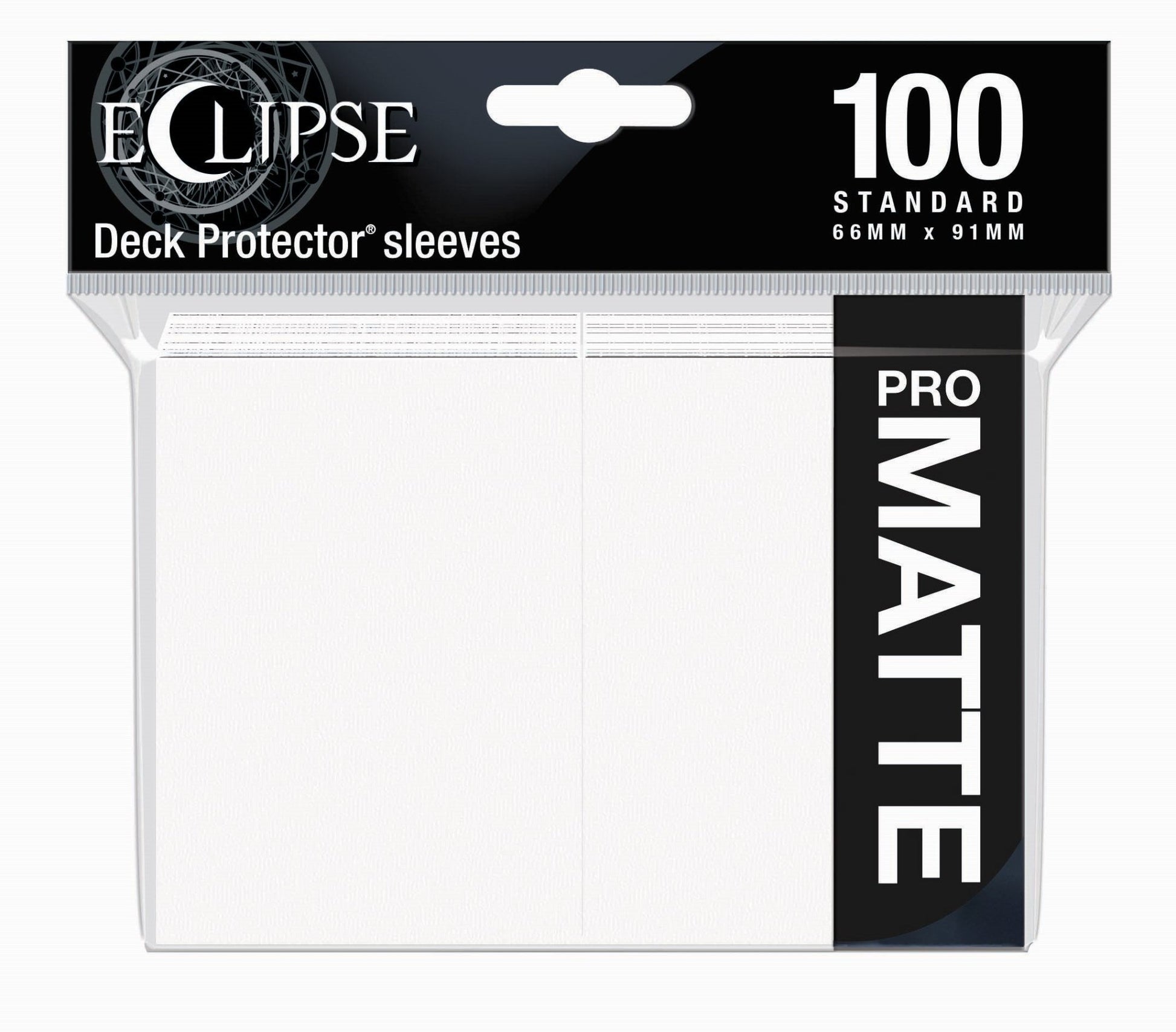 Ultra PRO Deck Protectors Pro-Matte Eclipse 100 Count Standard Artic White - Gamescape