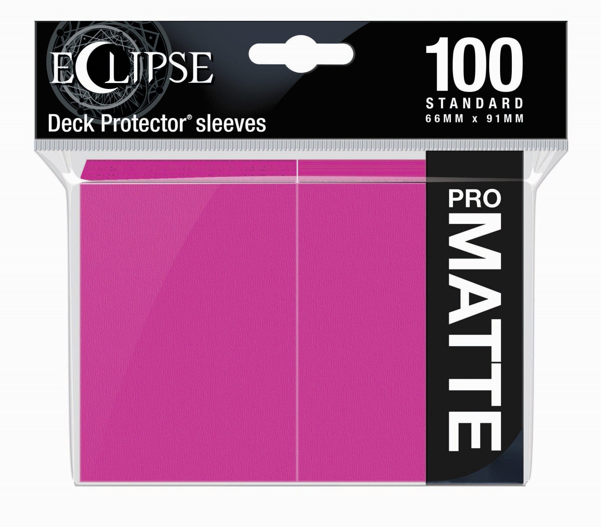 Ultra PRO Deck Protectors Pro-Matte Eclipse 100 Count Standard Hot Pink - Gamescape