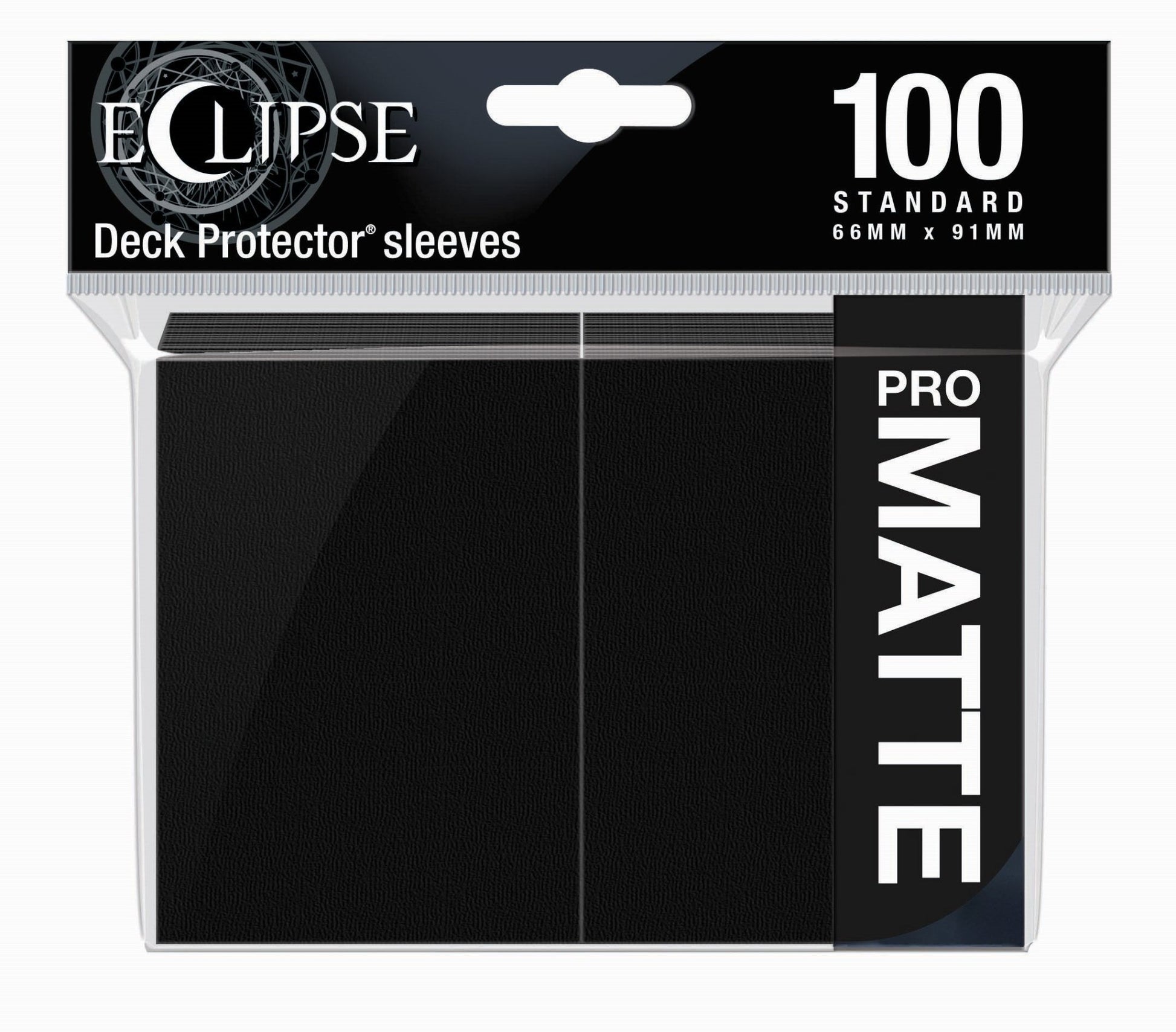 Ultra PRO Deck Protectors Pro-Matte Eclipse 100 Count Standard Jet Black - Gamescape