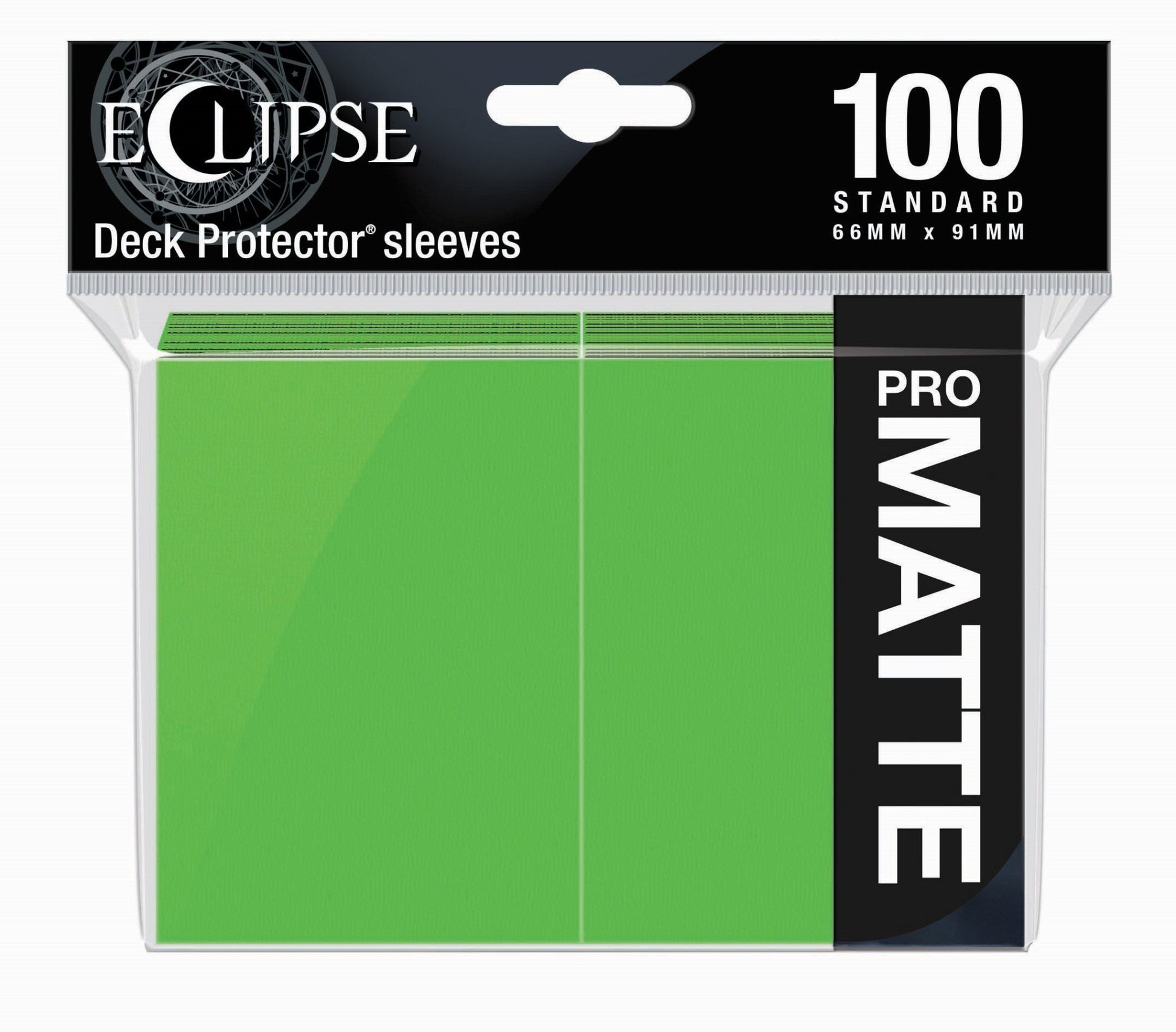 Ultra PRO Deck Protectors Pro-Matte Eclipse 100 Count Standard Lime Green - Gamescape