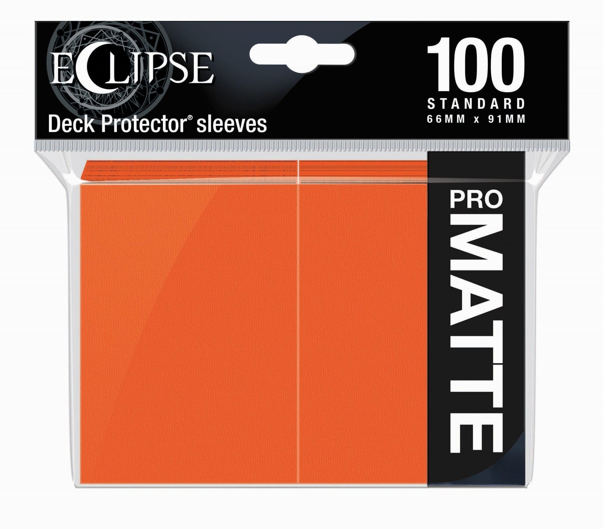 Ultra PRO Deck Protectors Pro-Matte Eclipse 100 Count Standard Pumpkin Orange - Gamescape