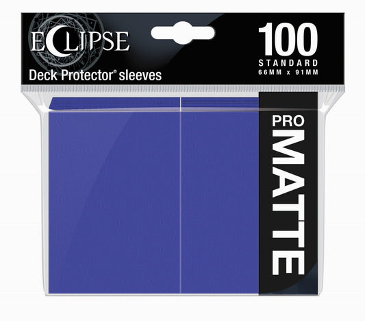 Ultra PRO Deck Protectors Pro-Matte Eclipse 100 Count Standard Royal Purple - Gamescape