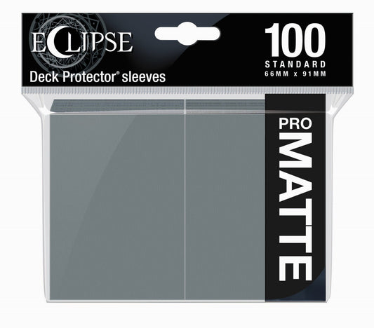 Ultra PRO Deck Protectors Pro-Matte Eclipse 100 Count Standard Smoke Grey - Gamescape