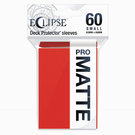 Ultra PRO Deck Protectors Pro-Matte Eclipse 60 Count Small Apple Red - Gamescape