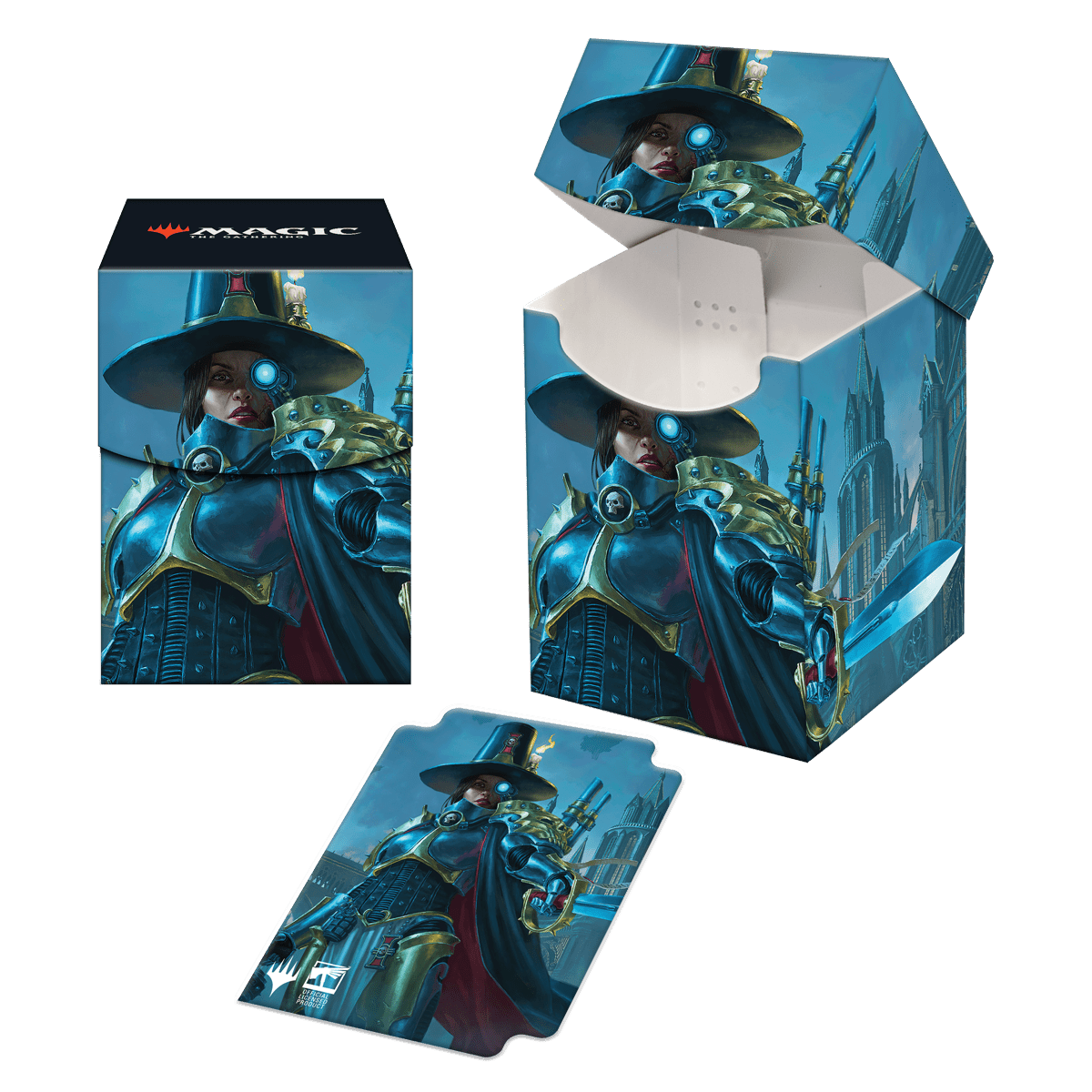 Ultra Pro: Magic the Gathering Universes Beyond Warhammer 40000 Deck Box - Inquisitor Greyfax - Gamescape