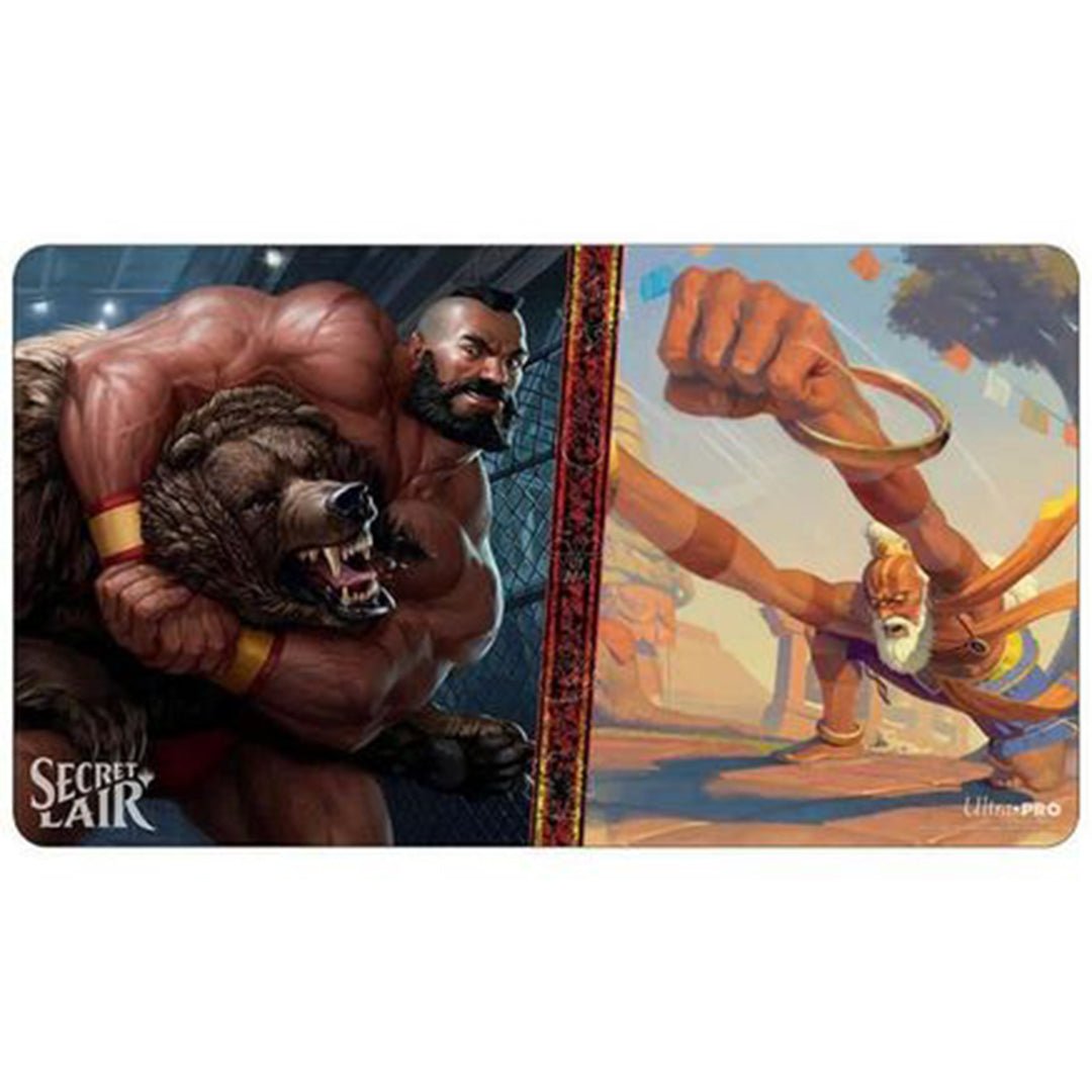 Ultra Pro Playmat: Secret Lair: Street Fighter Zangief and Dhalsim - Gamescape