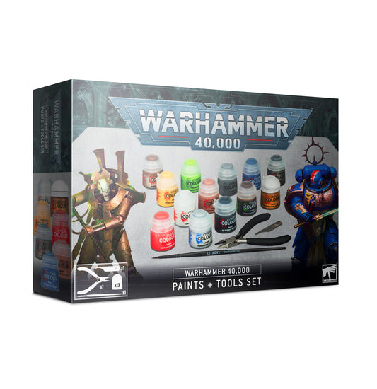 Warhammer 40,000 Paints + Tools Set box art