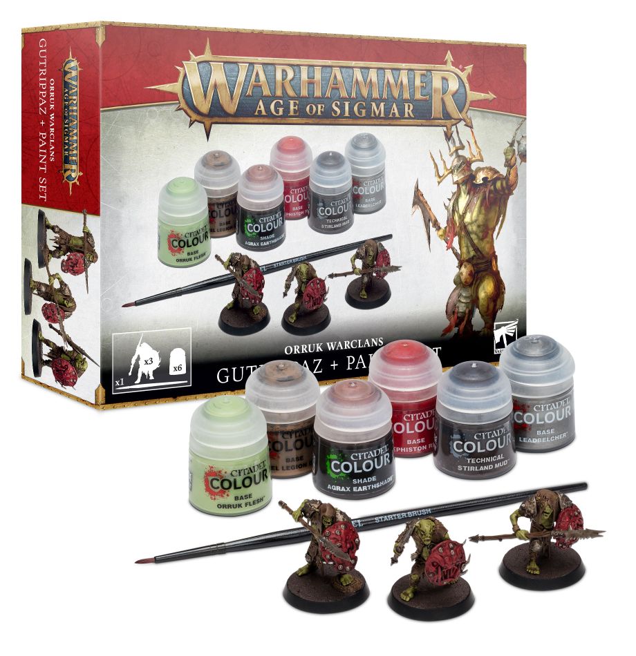 Warhammer Age of Sigmar: Gutrippaz + Paints Set - Gamescape