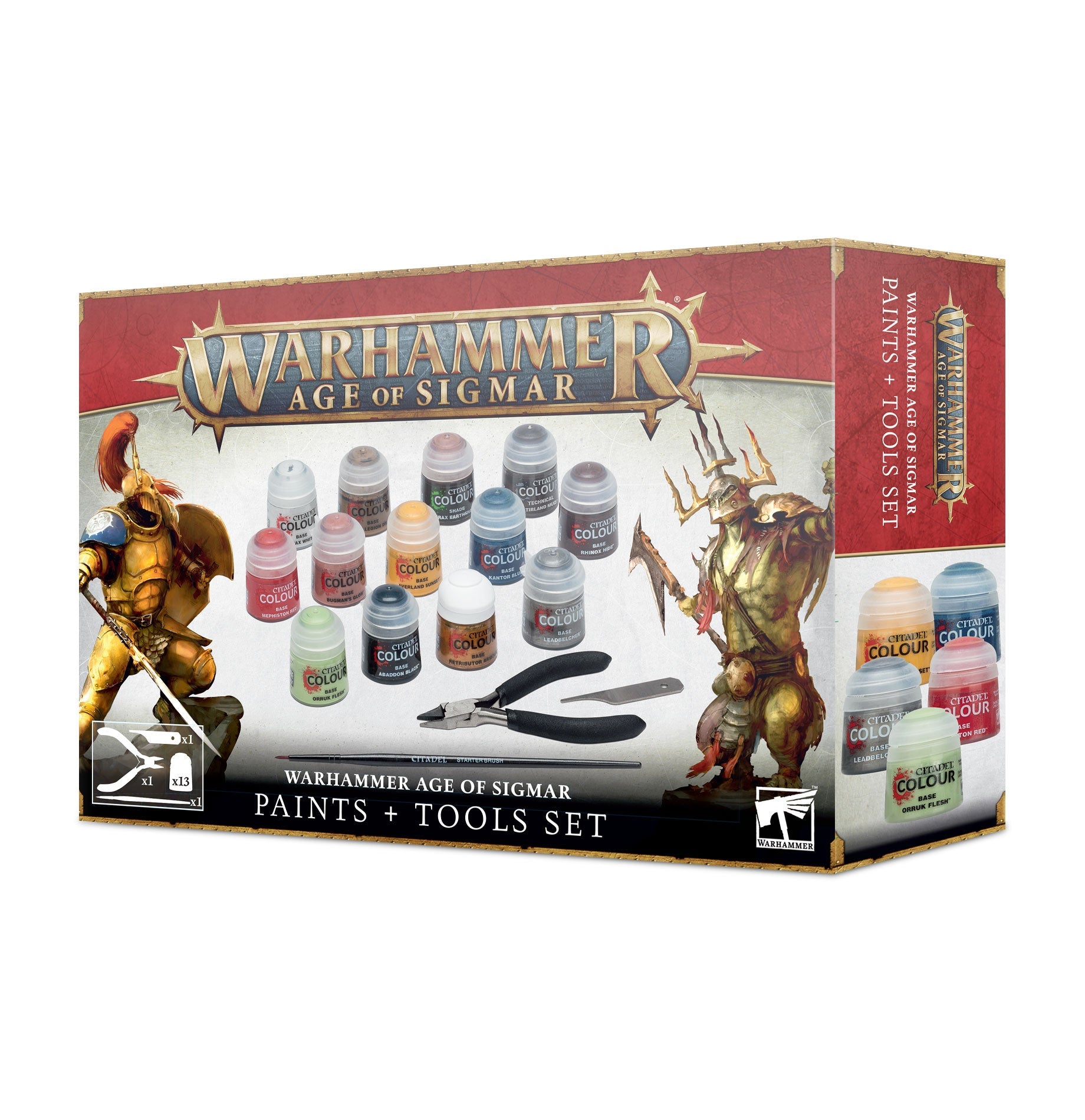 Warhammer Age of Sigmar Paint + Tools Set - Gamescape