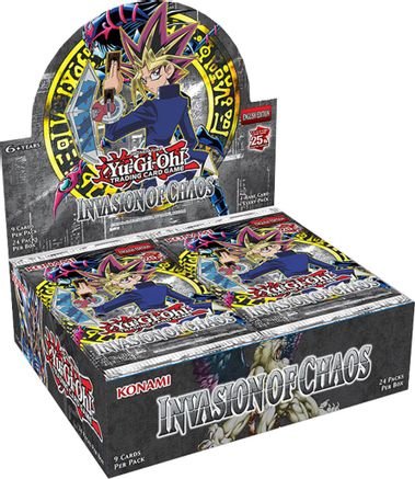 Yu-Gi-Oh! Invasion of Chaos (25th Anniversary Edition) Booster Box - Gamescape